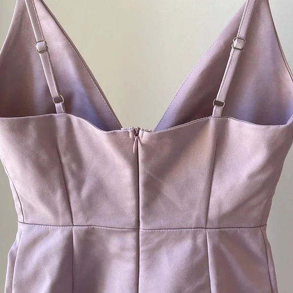 🎉HOST PICK🎉 NWT LUVALOT Bodycon Dusty Pink Mini-Dress SIZE 6 $40 (RRP $70)💛. - Picture 2 of 5